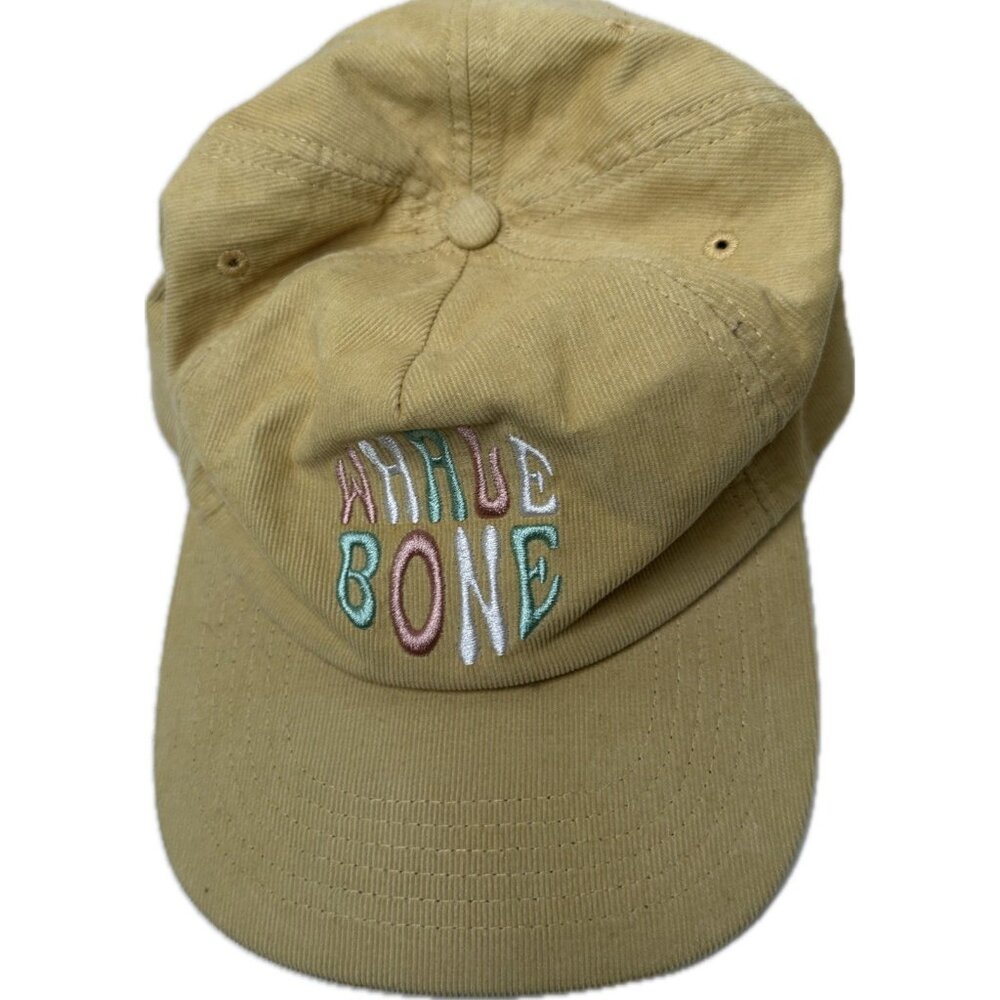 Whalebone Corduroy Hat With Pastel Multicolor Logo, Unisex SnapBack
